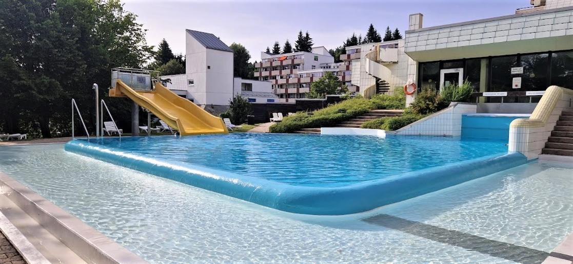 Pools, Sauna Und Balkon Mit Panoramablick Sankt Englmar Bagian luar foto