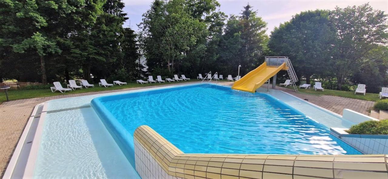 Pools, Sauna Und Balkon Mit Panoramablick Sankt Englmar Bagian luar foto