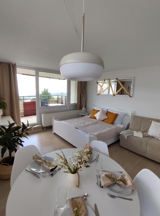 Pools, Sauna Und Balkon Mit Panoramablick Sankt Englmar Bagian luar foto