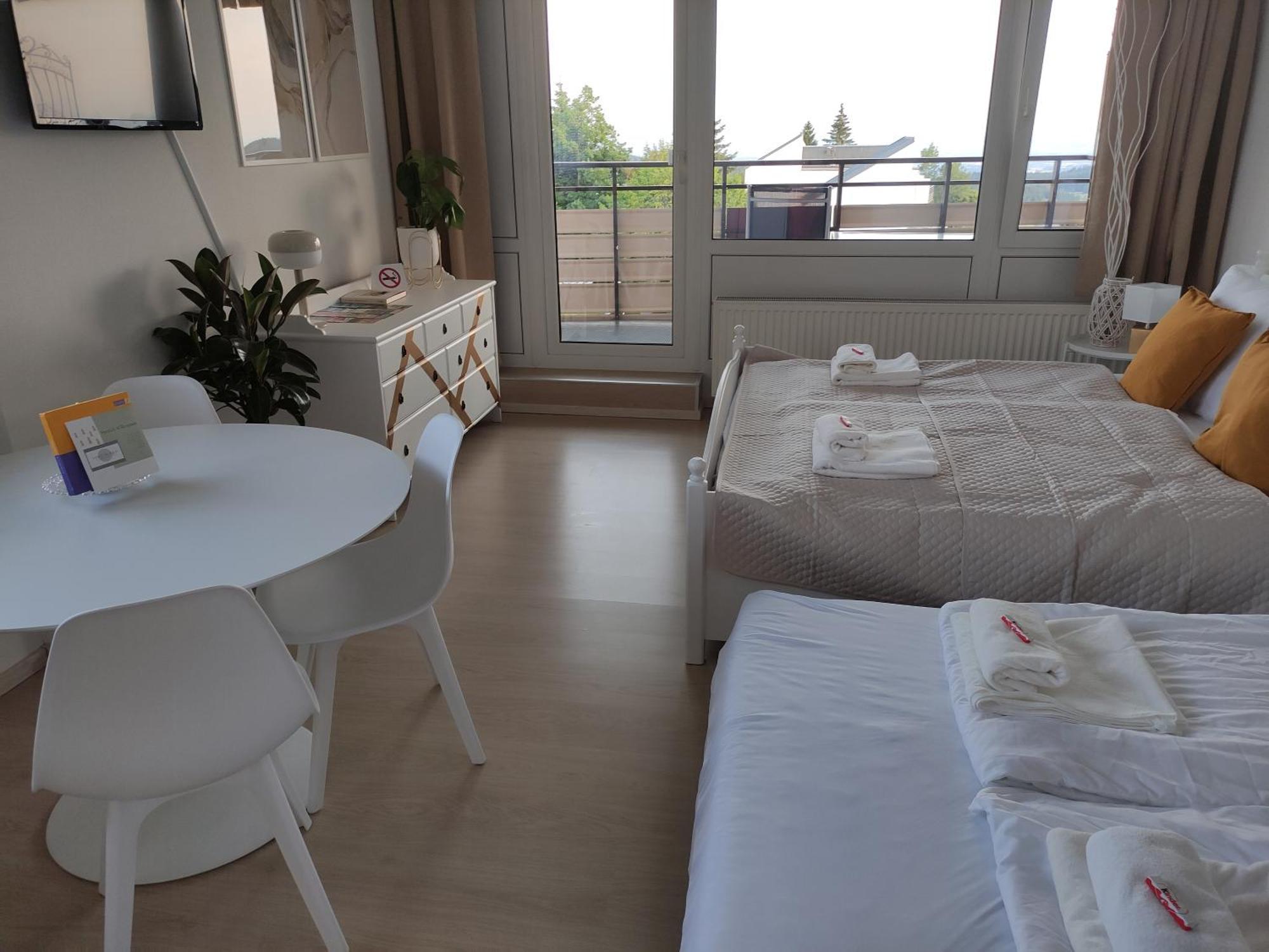 Pools, Sauna Und Balkon Mit Panoramablick Sankt Englmar Bagian luar foto