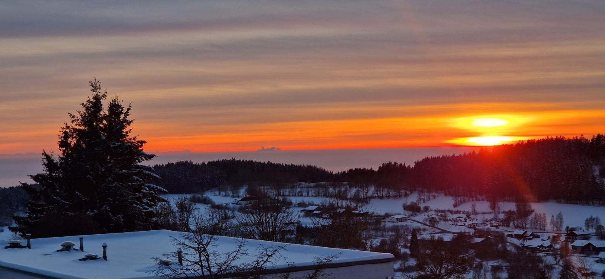 Pools, Sauna Und Balkon Mit Panoramablick Sankt Englmar Bagian luar foto