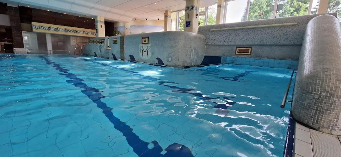 Pools, Sauna Und Balkon Mit Panoramablick Sankt Englmar Bagian luar foto